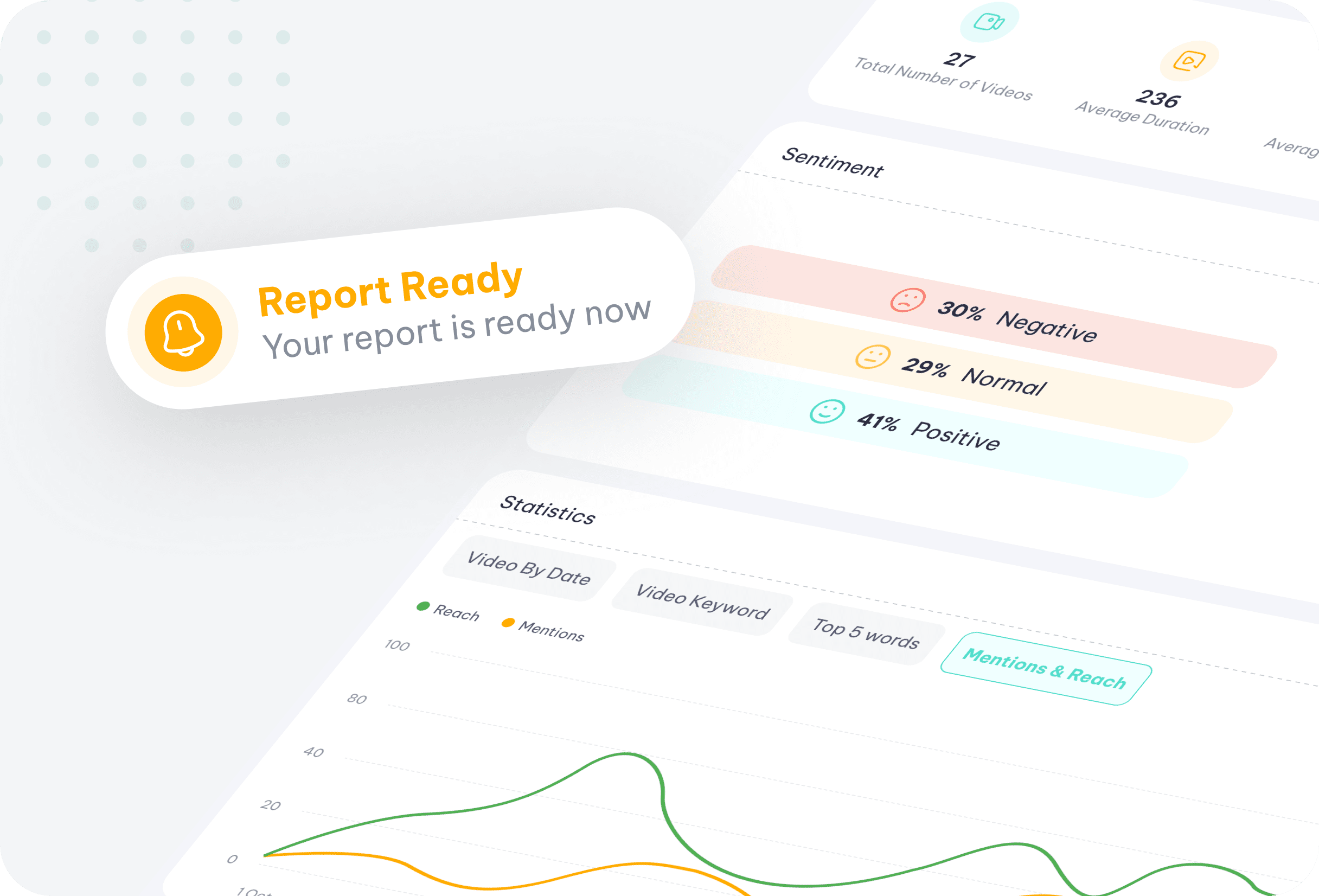 Report processing preview